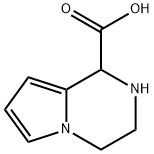 1,2,3,4-TETRAHYDROPYRROLO[1,2-A]PYRAZINE-1-CARBOXYLIC ACID 结构式