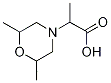 2-(2,6-二甲基吗啉-4-基)丙酸盐酸盐 结构式