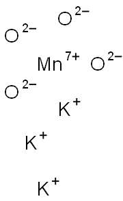 manganese tripotassium tetraoxide 结构式