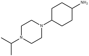CyclohexanaMine, 4-[4-(1-Methylethyl)-1-piperazinyl]- 结构式