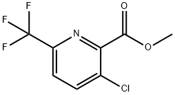 3-氯-6-三氟甲基吡啶-2-羧酸甲酯 结构式