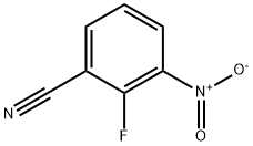 2-氟-3-硝基苯腈 结构式