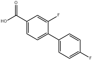 4-(4-Fluorophenyl)-3-fluorobenzoic acid 结构式