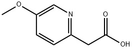 2-(5-METHOXYPYRIDIN-2-YL)ACETIC ACID 结构式