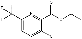 3-氯-6-三氟甲基吡啶-2-甲酸乙酯 结构式