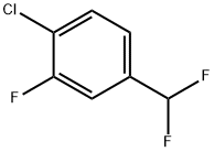 1-Chloro-4-(difluoromethyl)-2-fluorobenzene 结构式