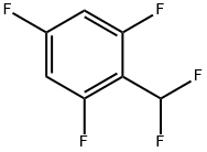 2-(二氟甲基)-1,3,5-三氟苯 结构式