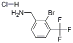 (2-溴-3-(三氟甲基)苯基)甲胺盐酸盐 结构式