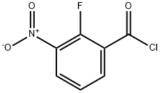 2-氟-3-硝基-苯甲酰氯 结构式