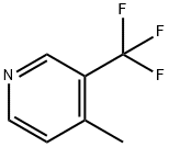 4-甲基-3-三氟甲基吡啶 结构式