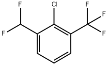 2-氯-1-(二氟甲基)-3-(三氟甲基)苯 结构式