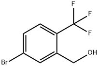 5-溴-2-三氟甲基苯甲醇 结构式