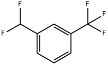 1-(DIFLUOROMETHYL)-3-(TRIFLUOROMETHYL)BENZENE 结构式