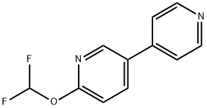 6-(二氟甲氧基)-3,4'-联吡啶 结构式