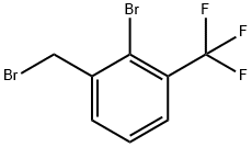 2-溴-3-三氟甲基溴苄 结构式