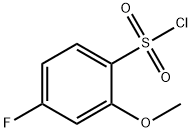 4-氟-2-甲氧基苯-1-磺酰氯 结构式