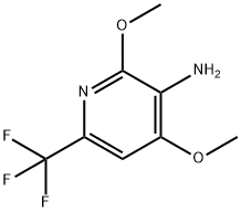 3-Amino-2,4-dimethoxy-6-(trifluoromethyl)pyridine 结构式