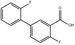 5-(2-Fluorophenyl)-2-fluorobenzoic acid 结构式