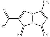 1H,5H-Pyrazolo[1,2-a]-s-triazole-6-carboxylicacid,2,3-dihydro-1,3,5-triimino- 结构式