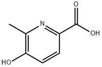 5-羟基-6-甲基吡啶甲酸 结构式