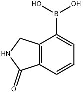 (1-氧代异吲哚啉-4-基)硼酸 结构式