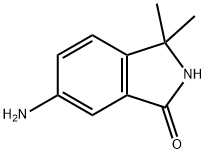 6-aMino-2,3-dihydro-3,3-diMethyl-1H-Isoindol-1-one 结构式