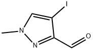 4-碘- 1 -甲基- 1H-吡唑- 3 -甲醛 结构式