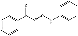 3-ANILINO-1-PHENYLPROP-2-EN-1-ONE 结构式