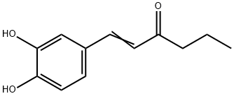 1-Hexen-3-one, 1-(3,4-dihydroxyphenyl)- (9CI) 结构式