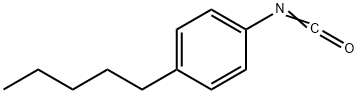 4-戊基苯异氰酸酯 结构式