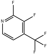 2,3-二氟-4-三氟甲基吡啶 结构式
