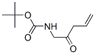 Carbamic acid, (2-oxo-4-pentenyl)-, 1,1-dimethylethyl ester (9CI) 结构式