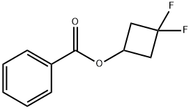 3,3-Difluoro-cyclobutyl benzoate 结构式