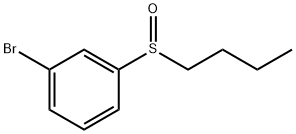(3-Bromophenyl) n-butylsulfoxide 结构式