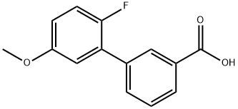 2-FLUORO-5-METHOXYBIPHENYL-3-CARBOXYLIC ACID 结构式