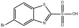 5-BROMOBENZOTHIAZOLE-2-SULFONIC ACID 结构式