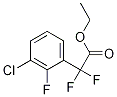 ETHYL 2-(3-CHLORO-2-FLUOROPHENYL)-2,2-DIFLUOROACETATE 结构式