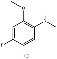 4-FLUORO-2-METHOXY-N-METHYLANILINE, HCL 结构式