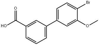 4-BROMO-3-METHOXYBIPHENYL-3-CARBOXYLIC ACID 结构式