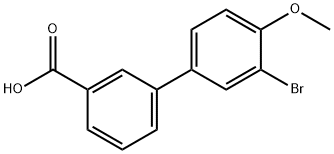 3-BROMO-4-METHOXYBIPHENYL-3-CARBOXYLIC ACID 结构式