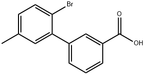 2-BROMO-5-METHYLBIPHENYL-3-CARBOXYLIC ACID 结构式