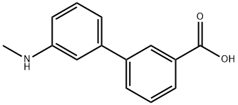 3-(METHYLAMINO)BIPHENYL-3-CARBOXYLIC ACID 结构式
