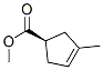 3-Cyclopentene-1-carboxylicacid,3-methyl-,methylester,(R)-(9CI) 结构式