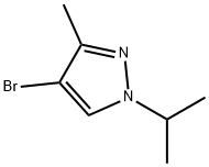 4-溴-1-异丙基-3-甲基-1H-吡唑 结构式