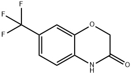 7-(三氟甲基)-2H-苯并[B][1,4]噁嗪-3(4H)-酮 结构式