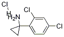 1-(2,4-二氯苯基)-环丙胺盐酸盐 结构式