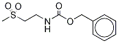 [2-(Methylsulfonyl)ethyl]carbamic Acid-13C2,15N Benzyl Ester 结构式