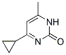 2(1H)-Pyrimidinone, 4-cyclopropyl-6-methyl- (9CI) 结构式