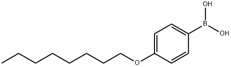 4-辛氧基苯硼酸 结构式