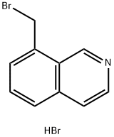 8-(溴甲基)异喹啉氢溴酸盐 结构式